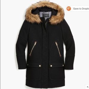 MOVING SALE! Jcrew Chateau Parka in Italian Wool